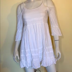 Romeo and Juliet cold shoulder cotton dress